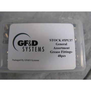 48 GF&amp;D Assorted All Purpose Grease Fittings 5PU37