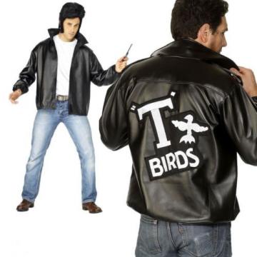T-Birds Jacket Mens Grease Fancy Dress Licensed Costume M-XL