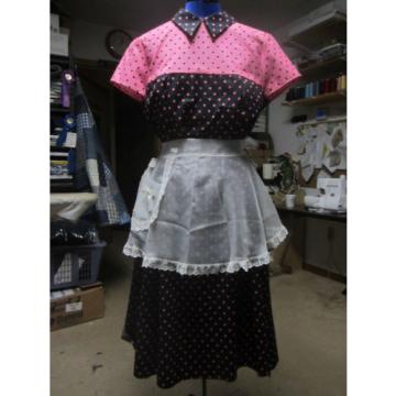 1950s Waitress costume Grease Sock Hop Sz 12-14-16