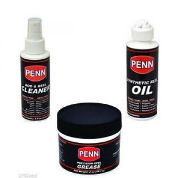 PENN Precision Reel GREASE 2 oz + PENN Synthetic Oil 2 oz + PENN CLEANER 4 oz