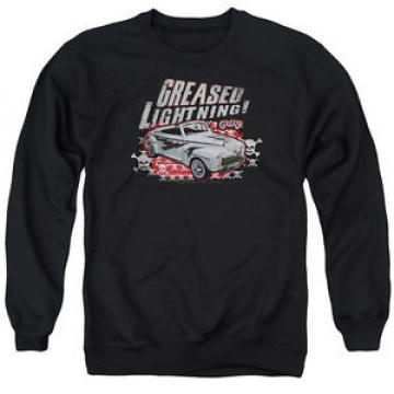 Grease Greased Lightening Mens Crewneck Sweatshirt Black