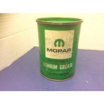 Vintage Mopar Lithuim Grease One Pound Can