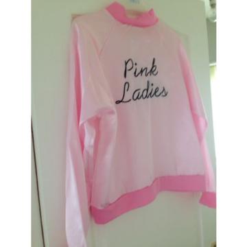 Pink Ladies Grease Fancy Dress Including Jacket, Neckerchief, Glasses And Badge