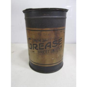 Vintage Supreme Quality Grease Can