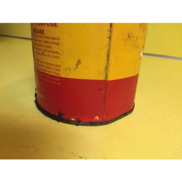 Vintage Shell Darina AX Multi-Purpose Grease Tin Can 30% Full