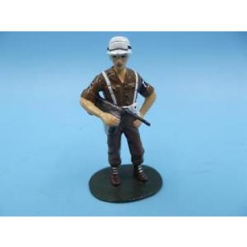 EARLY Glossy King &amp; Country MP with grease gun 1 figure 60mm Orignal