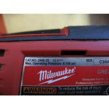 Milwaukee 2446-20 Grease Gun Used