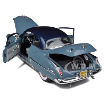1950 OLDSMOBILE ROCKET 88 CLUB BLUE &#034;GREASE&#034; TRIBUTE CAR 1/18 AUTOWORLD AWSS103