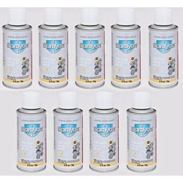 Lot of 9 Cans of SPRAYON LU207 Food Grade Synthetic Grease - Aerosol Can Case
