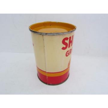 Vintage &#039;&#039; SHELL&#039;&#039; Grease 1 Lb Tin Empty Can