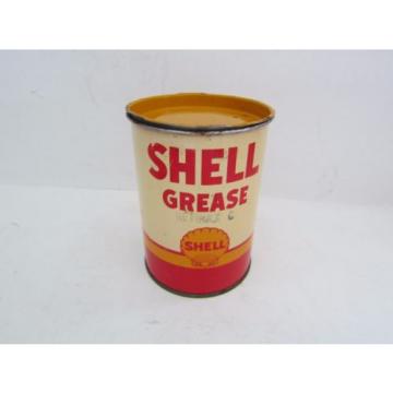 Vintage &#039;&#039; SHELL&#039;&#039; Grease 1 Lb Tin Empty Can