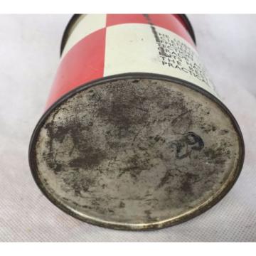 Caltex Old Graphite Grease Vintage Tin Can Petrol Station Motor Oil 1 Lb Net Vtg