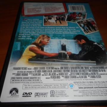 Grease (DVD, 2003, Widescreen) John Travolta, Olivia Newton-John Used