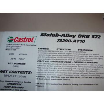 Castrol Industrial Molub-Alloy BRB 572 125 CC Mini Luber Flex 125 Bearing Grease