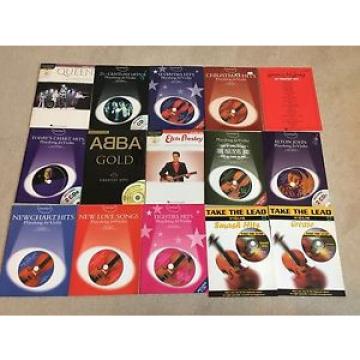15 Violin Sheet Music Song Books &amp; CD&#039;s Abba Keane Queen Grease Beatles Elvis