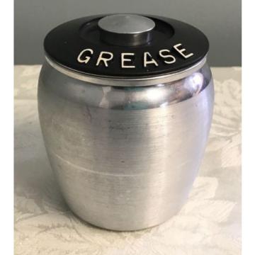 Kromex Grease Can w Strainer Vintage Mid-Century Aluminum