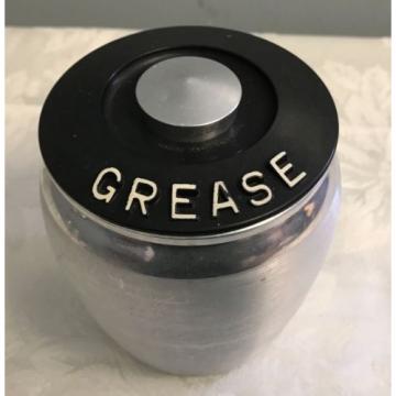 Kromex Grease Can w Strainer Vintage Mid-Century Aluminum