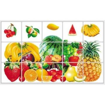Fruit Banana Pineapple Watermelon Wall Sticker Kitchen Exhaust Grease Oil Proof