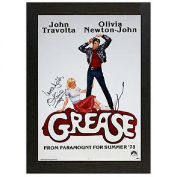 A3 Framed Poster Grease B Signed Picture