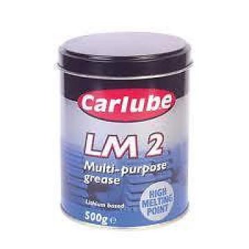 6 x Carlube LM2 Lithium Grease 500g Tin Multi Purpose High Melting Point XMG500