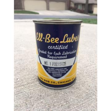 ELL BEE LUBES Lubricant Pressure Can Lou Bob Grease
