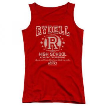 Grease Rydell High Juniors Tank Top Shirt RED