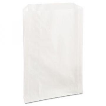 PB25 Grease-Resistant Sandwich Bags, 6 1/2 x 1 x 8, White, 2000/Carton
