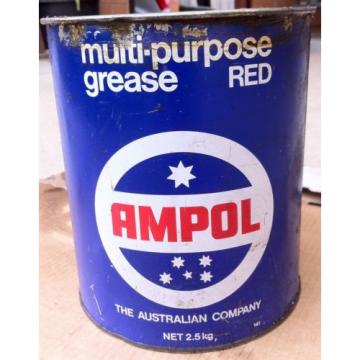 1970&#039;s AMPOL MULTI PURPOSE GREASE 2.5KG THE AUSTRALIAN COMPANY GREASE GUN