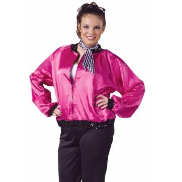 1950&#039;s 50s Grease Pink Ladies Tbird Sweeties Jacket Costume T-bird - Plus 16-24