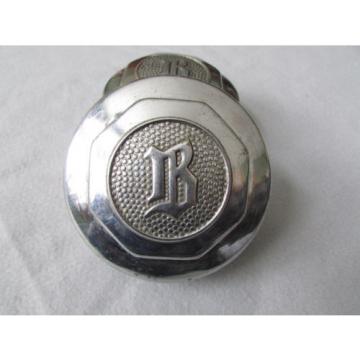 BUICK, 1930s, BRASS, CHROME OR NICKLE PLATED, GREASE CAPS. 3 IN NICE CONDITION.