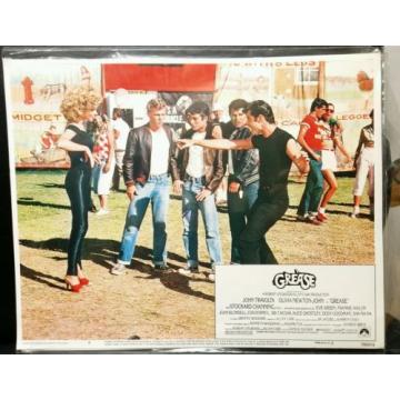 Grease(1978) Movie Orig Lobby Card set of 4 John Travolta,Olivia Newton John