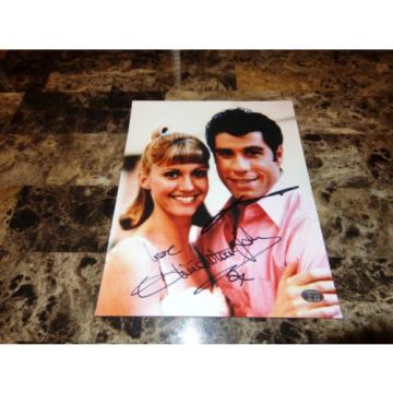 John Travolta &amp; Olivia Newton John REAL Signed Photo Grease Movie Photo Print