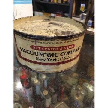 Vacuum Oil US Grease Can