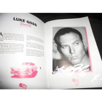 Luke Goss - Original Hand Signed Grease Programme Danny Zuko - 1999 - Bros