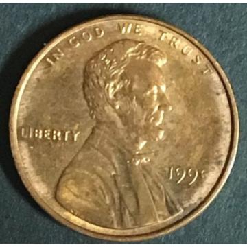 199? P Lincoln Cent Penny Grease Filled Dye Error Free Shipping