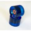 60mm 78A Skateboard Longboard Wheels  with Bearing Abec 9 Clear Multi Color