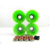 Blank 60mm Longboard Cruiser Multi Color Wheels + ABEC 7 Bearing  + Spacers #1 small image