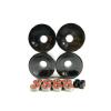 Blank 60mm Longboard Cruiser Multi Color Wheels + ABEC 7 Bearing  + Spacers #5 small image