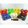 Blank 76mm Longboard Cruiser Multi Color Wheels + ABEC 7 Bearing  + Spacers #1 small image