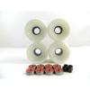 Blank 76mm Longboard Cruiser Multi Color Wheels + ABEC 7 Bearing  + Spacers #4 small image