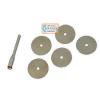 6 Piece Steel Cutting Disc Set Kit Dremel Compatible Multi Tool Accessories