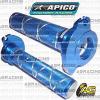 Apico Blue Alloy Throttle Tube With Bearing For KTM EXC 300 1999 MotoX Enduro