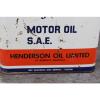 Vintage Antelope Henderson Gallon Oil Limited Can Motor Oil Grease Tin Winnipeg