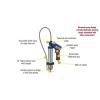 Air Grease Gun Flow Control Fully Automatic Pneumatic Metal Construction Tool