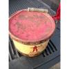 RARE 25 LB. 1961- 3 1/2 GALLON ARCHER LUBICANTS GREASE BUCKET AND LID INCLUDED #5 small image