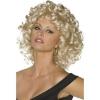 Grease Sandy Wig Blonde Curly Fancy Dress Costume Accessory #1 small image