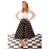 Ladies 1950&#039;s 50&#039;s GREASE Style Polka Dot 24&#034;Length Skirts VINTAGE Fancy Dress #2 small image