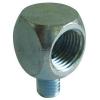 WESTWARD 5NUF9 Grease Fitting, 90 Degree, Square, PK5