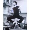 John Travolta Signed Autographed 11X14 Photo Grease Vintage B/W Singing 801573 #1 small image