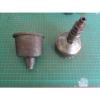 Vintage machinery parts, 1 grease cup, 1 oil cup